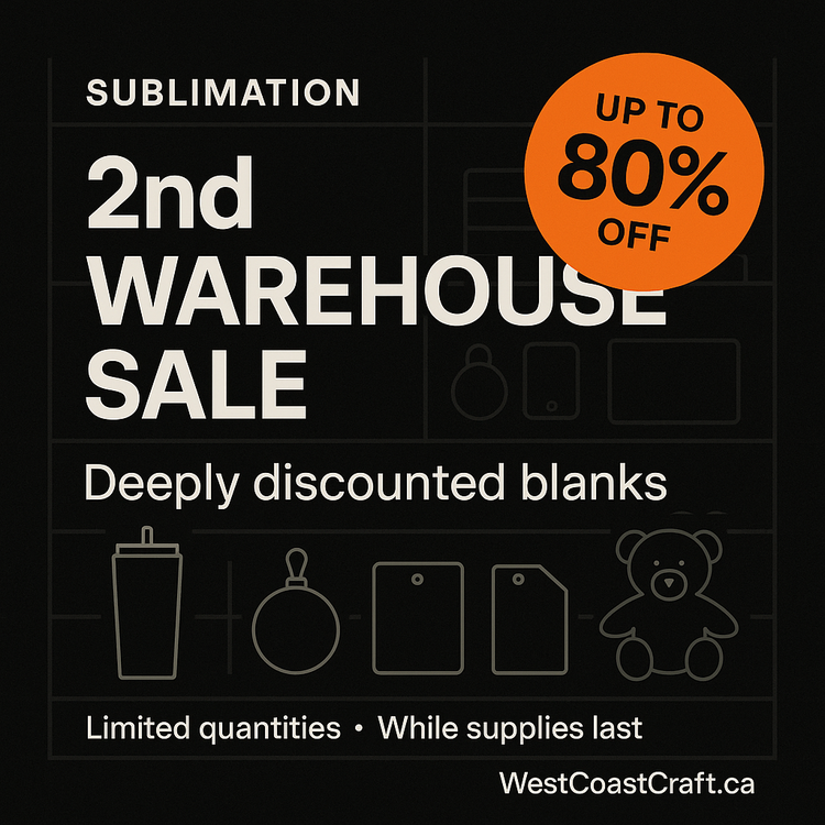 SECOND BIGGEST SUBLIMATION WAREHOUSE SALE!