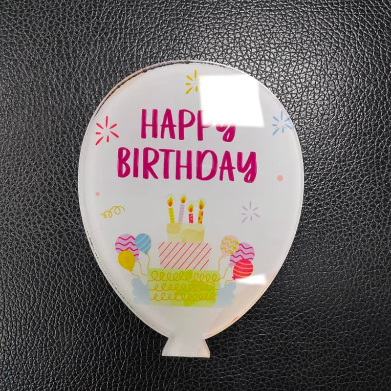 ACRYLIC BALLOON FOR SUBLIMATION Front View - Sublimation Blank Canada | WestCoastCraft