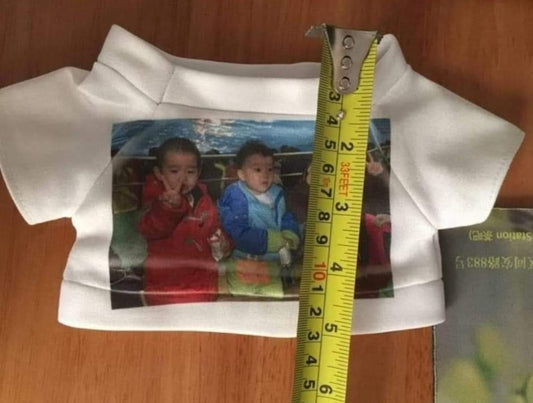 Sublimation Teddy Bear Shirt – Designed for 30cm Bears