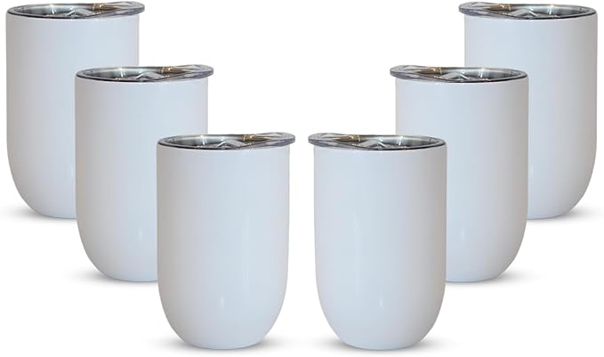 Sublimation 12 oz Wine Straight Tumblers (Pre-order now! Arriving on March 27th)