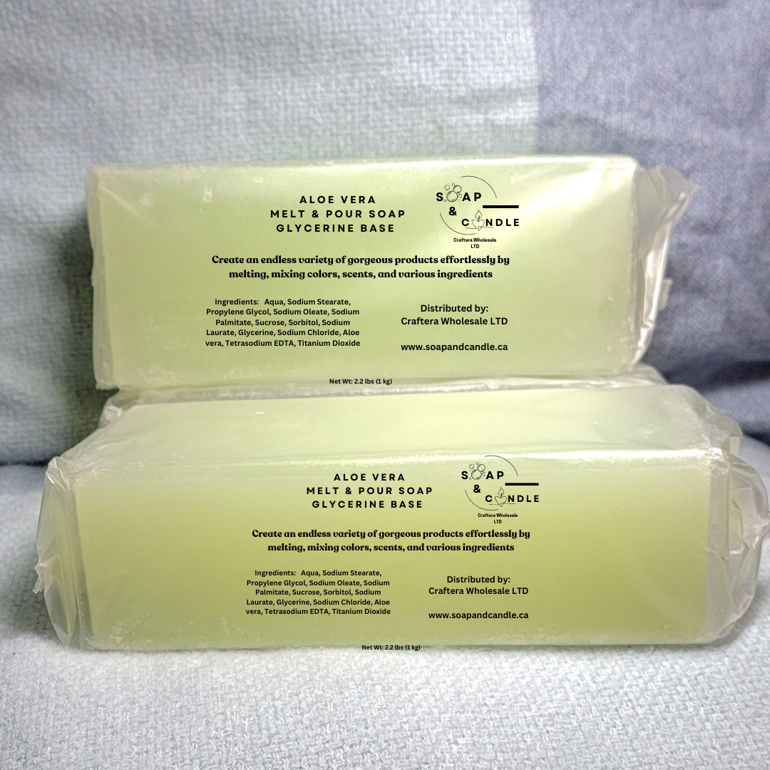 2 lb Aloe Vera Melt and Pour Glycerine Soap Base