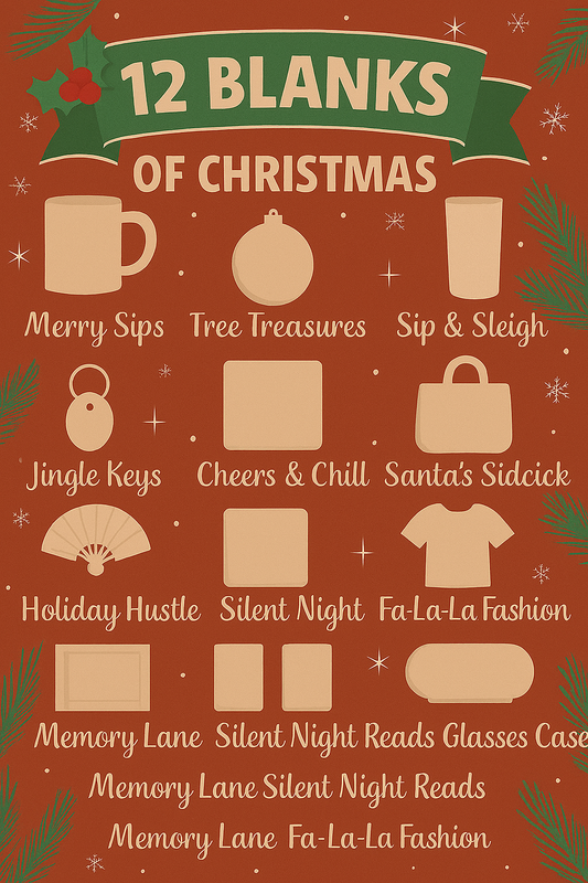 12 BLANKS OF CHRISTMAS $60 WORTH FOR JUST $40