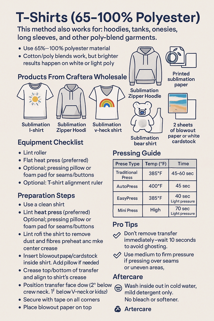 CRAFTERA SUBLIMATION PRINTING GUIDE