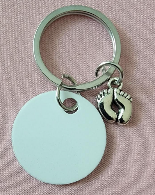 Stainless  Baby Feet with sublimation disc