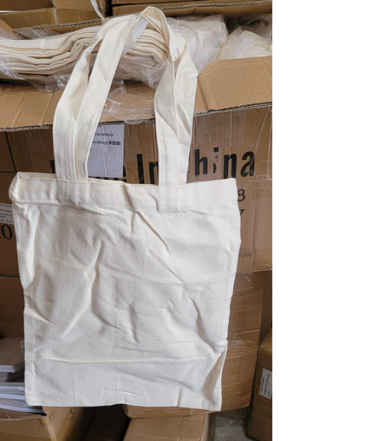 Sublimation Canvas tote bag size 15.7 x 15 in