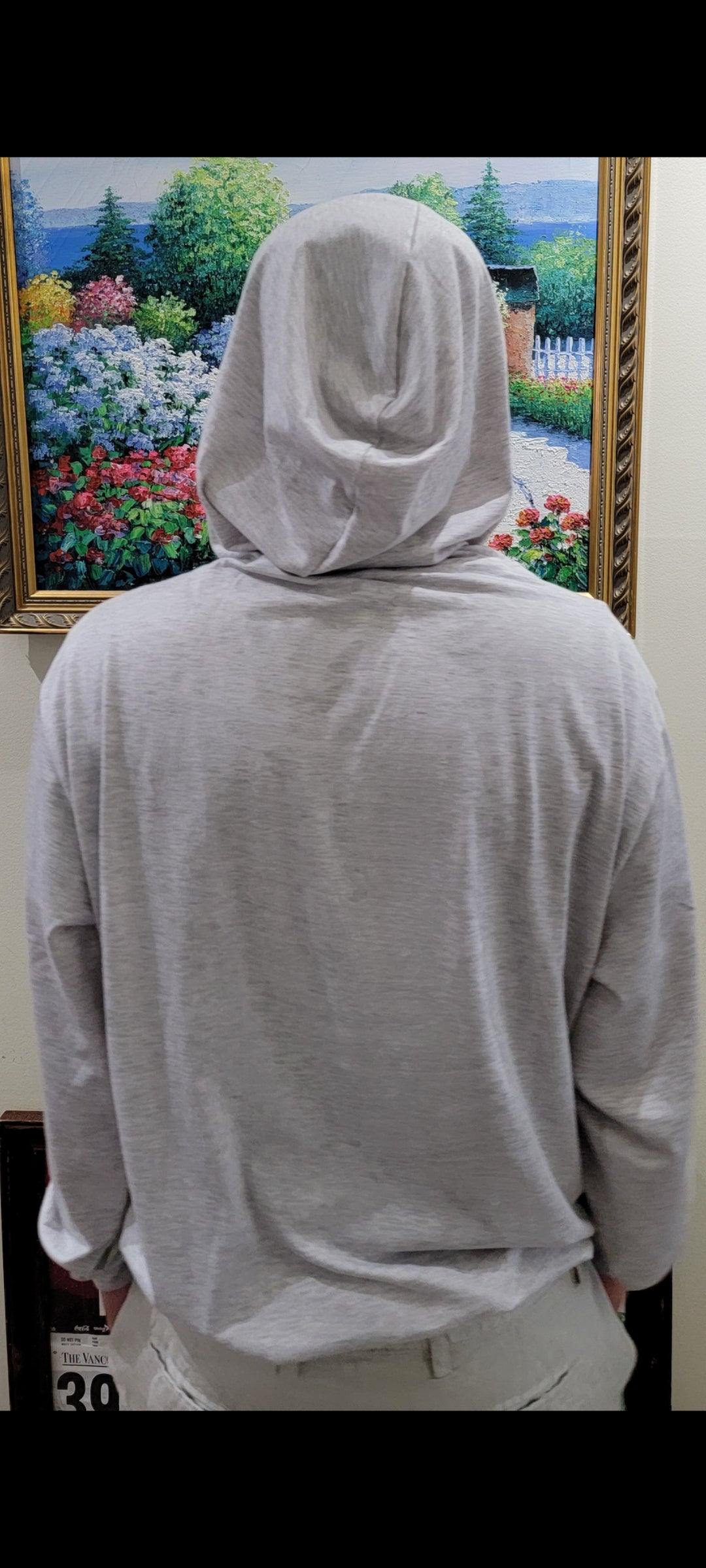 Adult Transition 190 gsm Grey Hoodies for sublimation/UVDTF/HTV