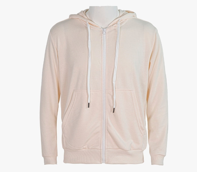 Sublimation, HTV, or DTF Zipper Hoodies – 100% Polyester, 300 GSM