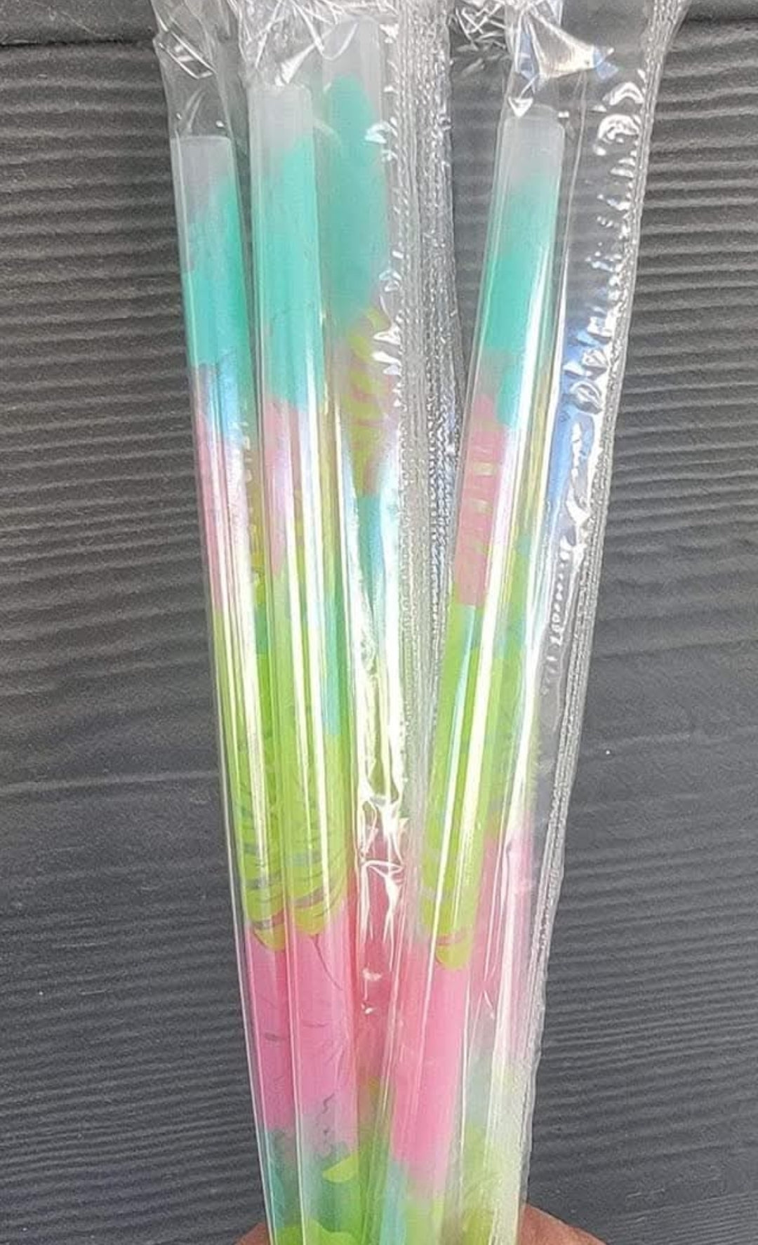 Mystery Reusable Plastic Straws (Fits 20 oz skinny tumbler)