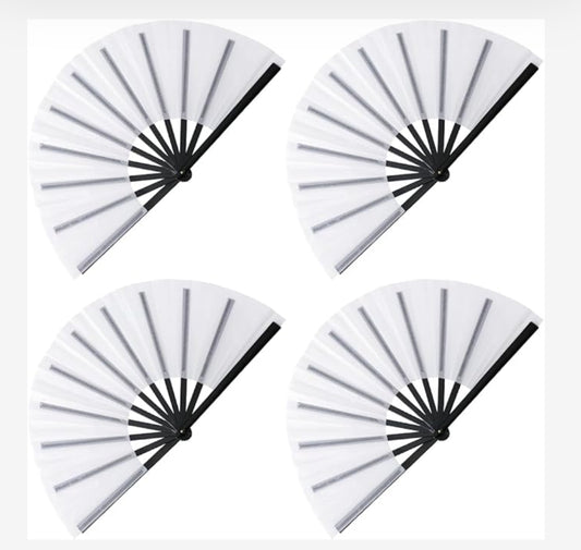 Sublimation clack fan 13 inches (bundle of 5 pcs)