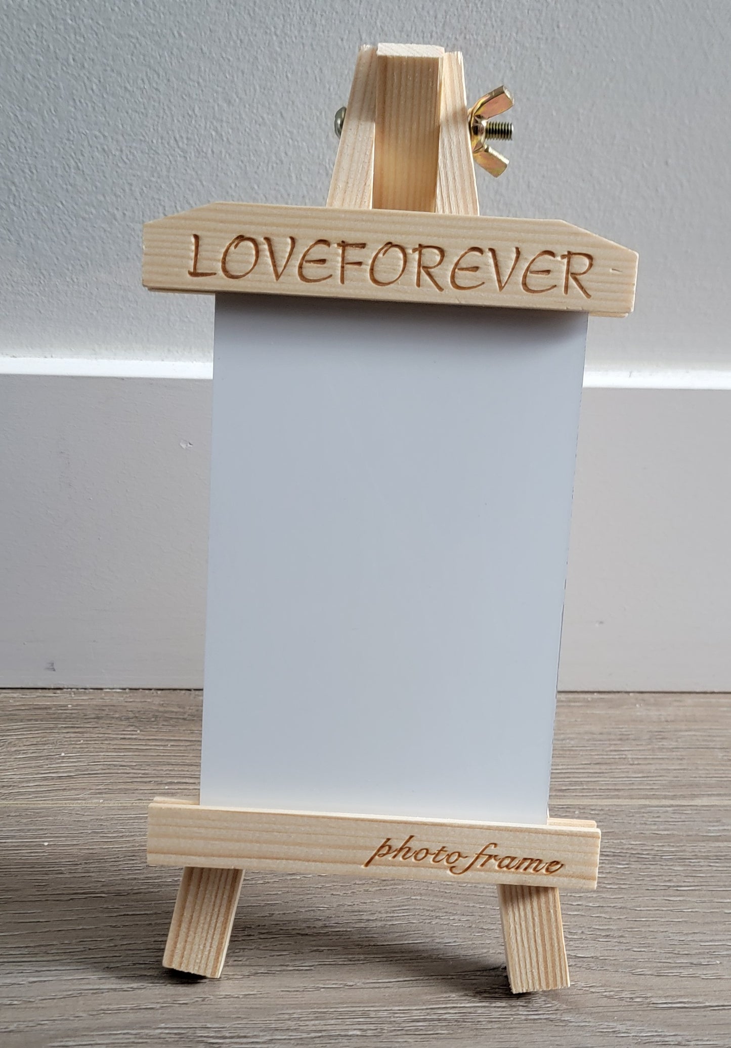 Sublimation Easel photo frame with aluminum 4 x 6 in sheet