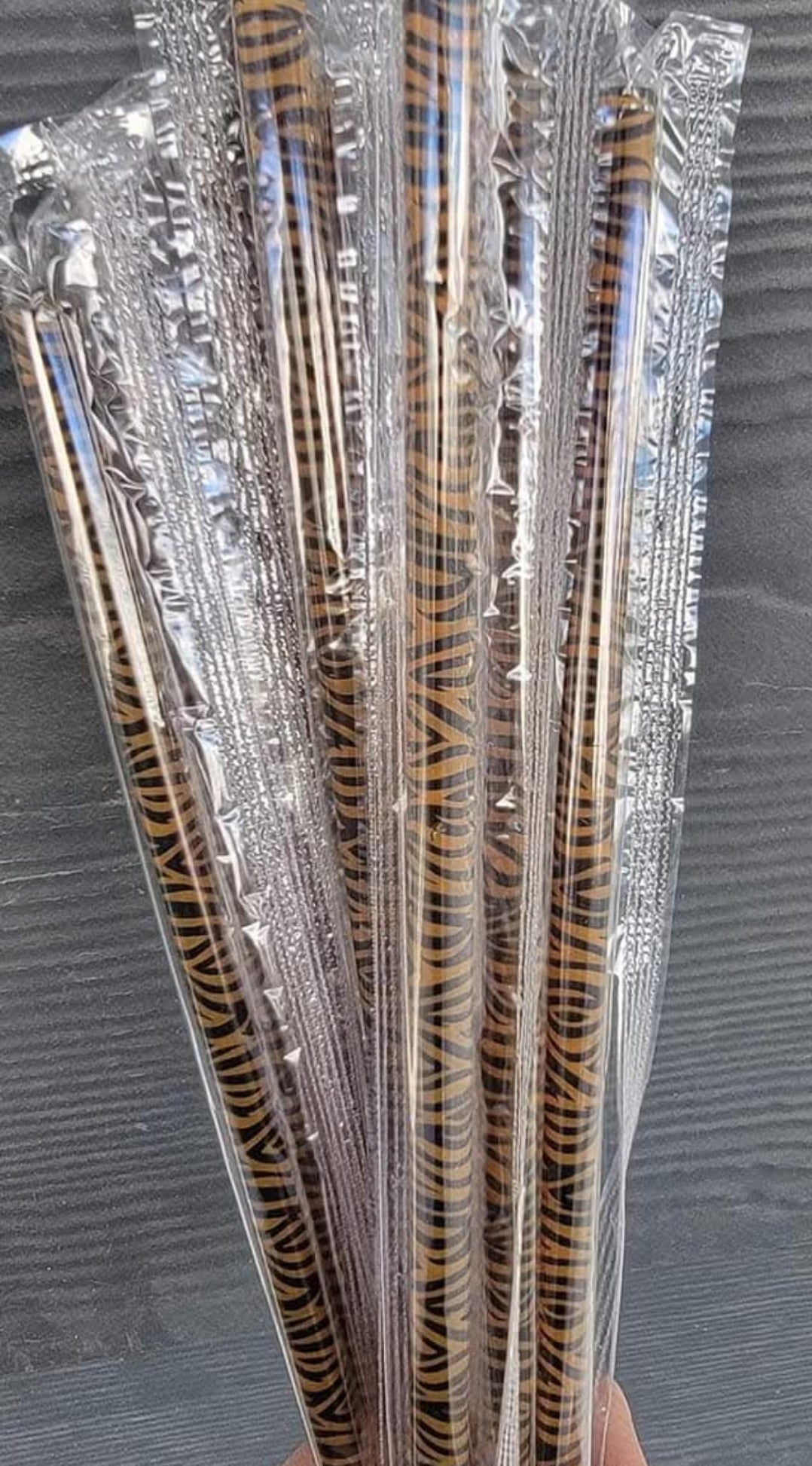 Mystery Reusable Plastic Straws (Fits 20 oz skinny tumbler)