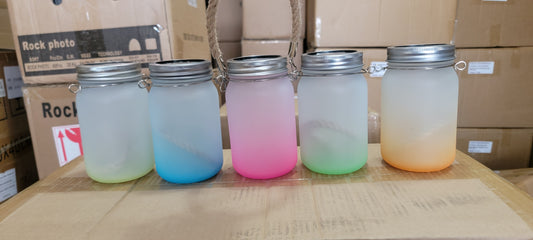 Sublimation LED lantern jar