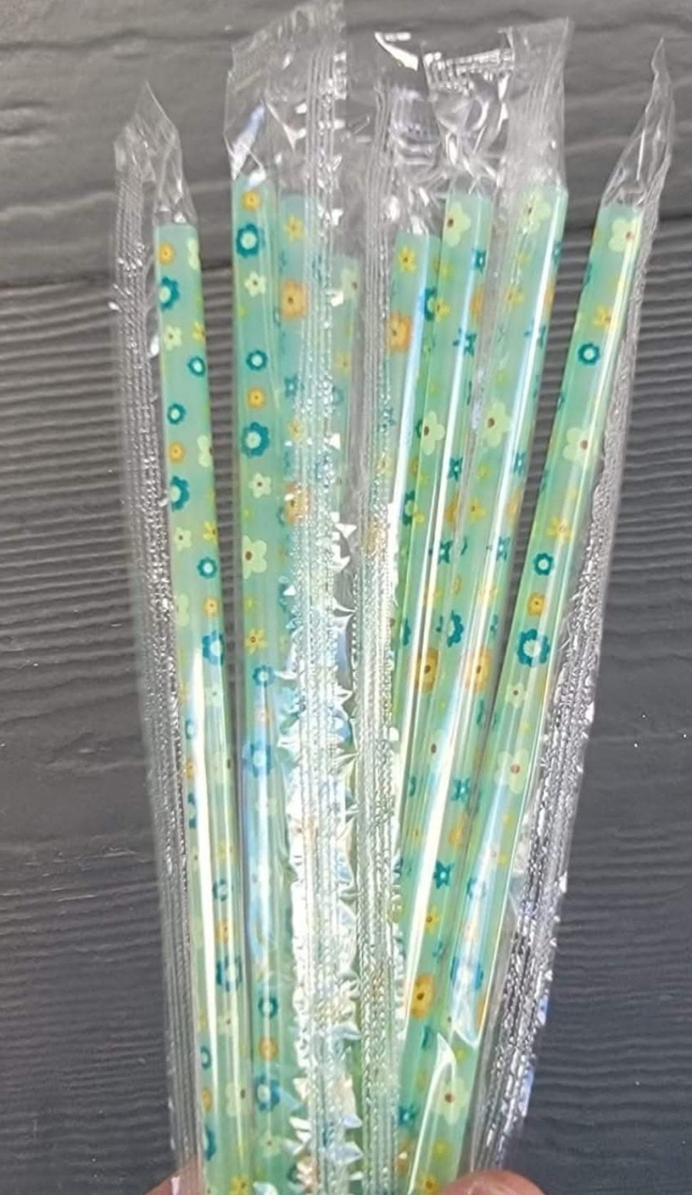 Mystery Reusable Plastic Straws (Fits 20 oz skinny tumbler)
