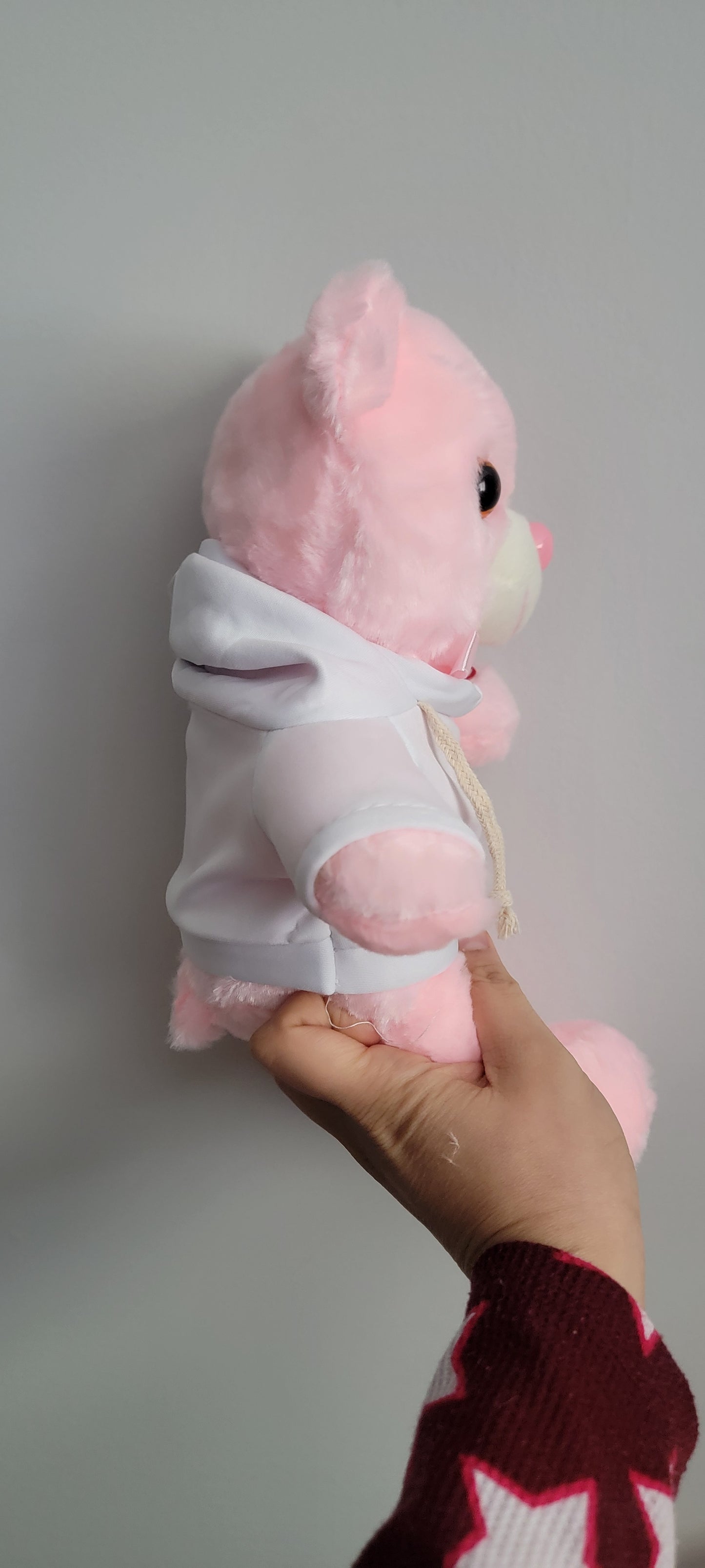 Sublimation LED Teddy Bear with Sublimation Shirt