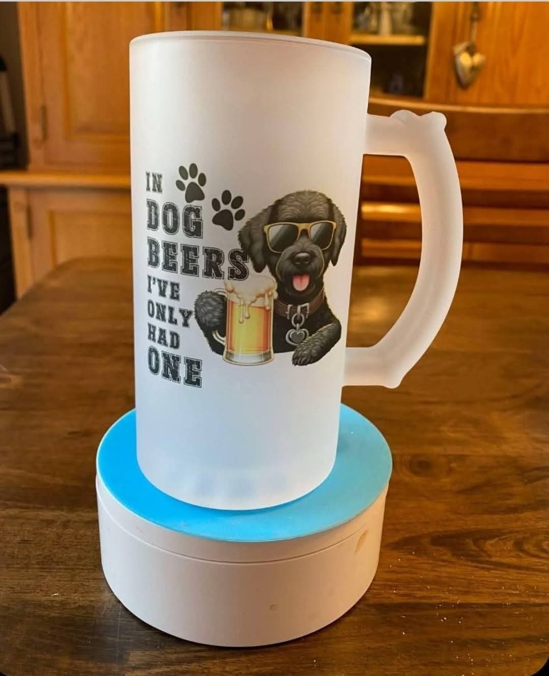 16 oz Frosted Beer Stein Mug