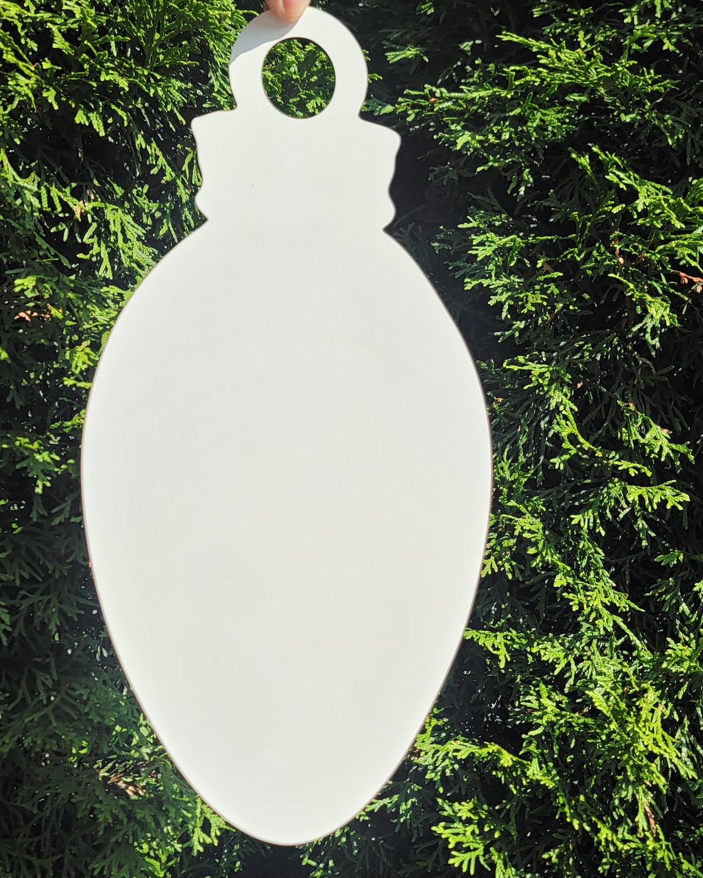 *NEW* Mdf light bulb Christmas ornament