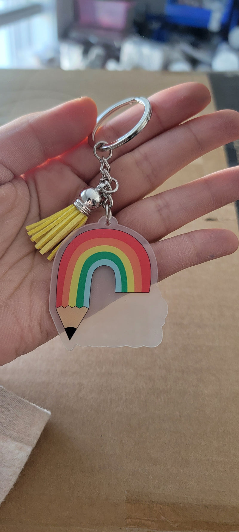 Rainbow pre printed keychain for teachers and students
Grab 50 pcs for $25