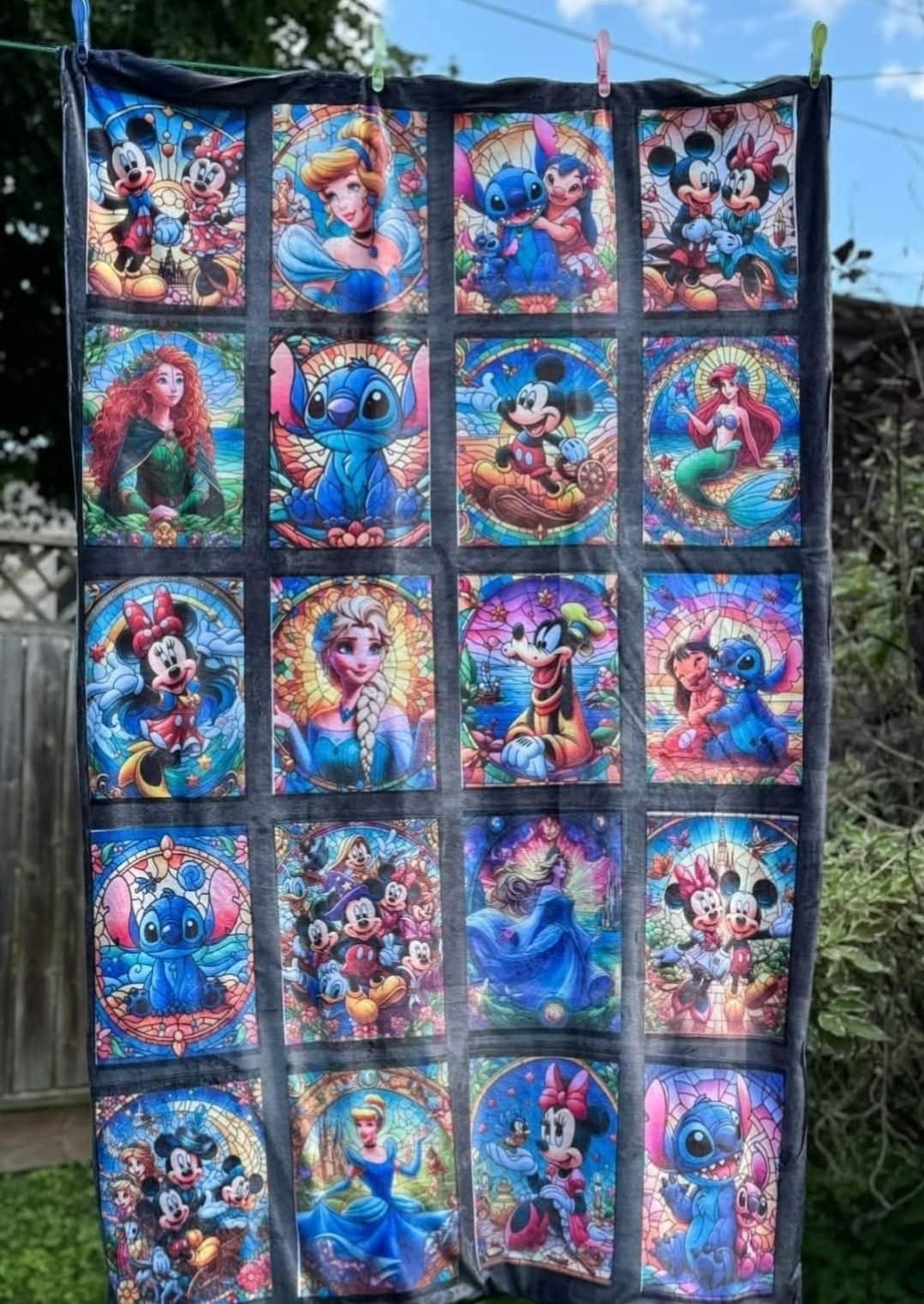 40 * 60 in 20 Panel Double lined Velvet Sublimation Blanket
