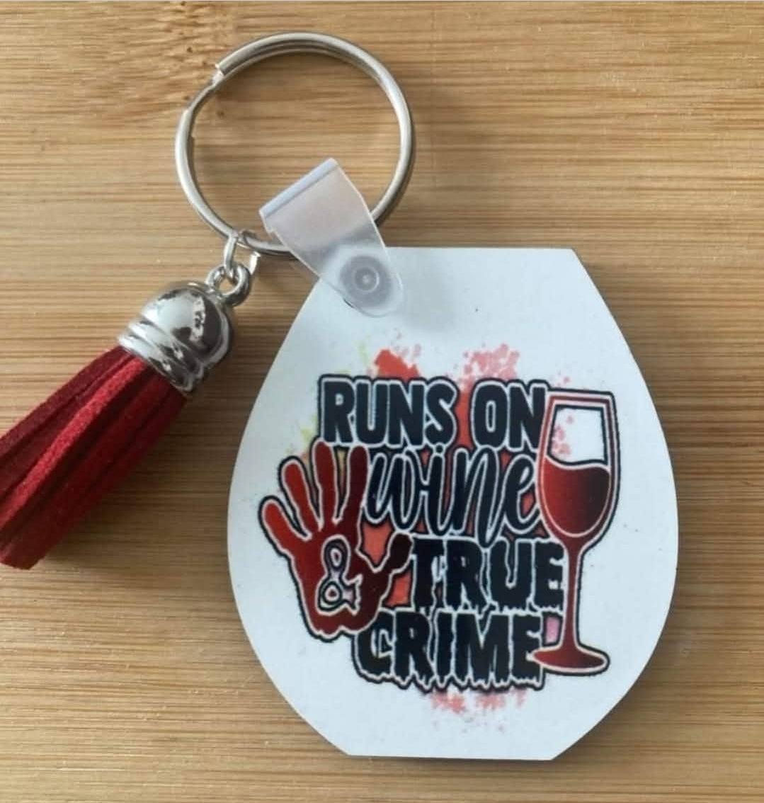 Mdf wine keychain pack of 50 for $20