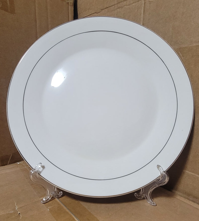 10 Inch Sublimation Ceramic Plate with Gold Rim and Display Stand - White Blank Decorative Plate for Heat Press Printing - Wholesale Sublimation Blanks Canada - Custom Awards Gifts