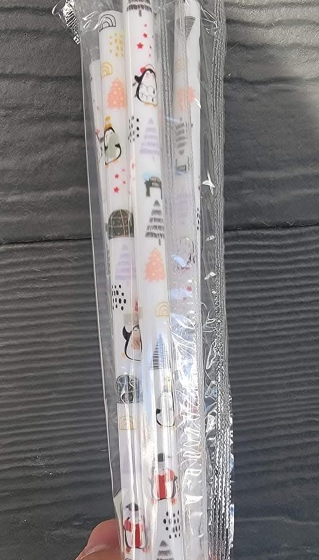 Mystery Reusable Plastic Straws (Fits 20 oz skinny tumbler)