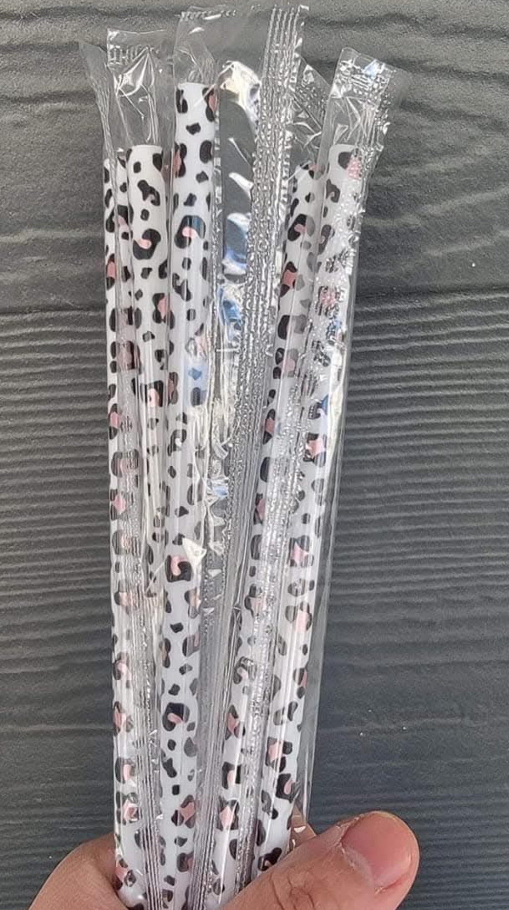 Mystery Reusable Plastic Straws (Fits 20 oz skinny tumbler)