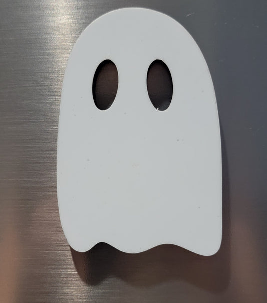 Mdf ghost  magnet (eyes are cut out)