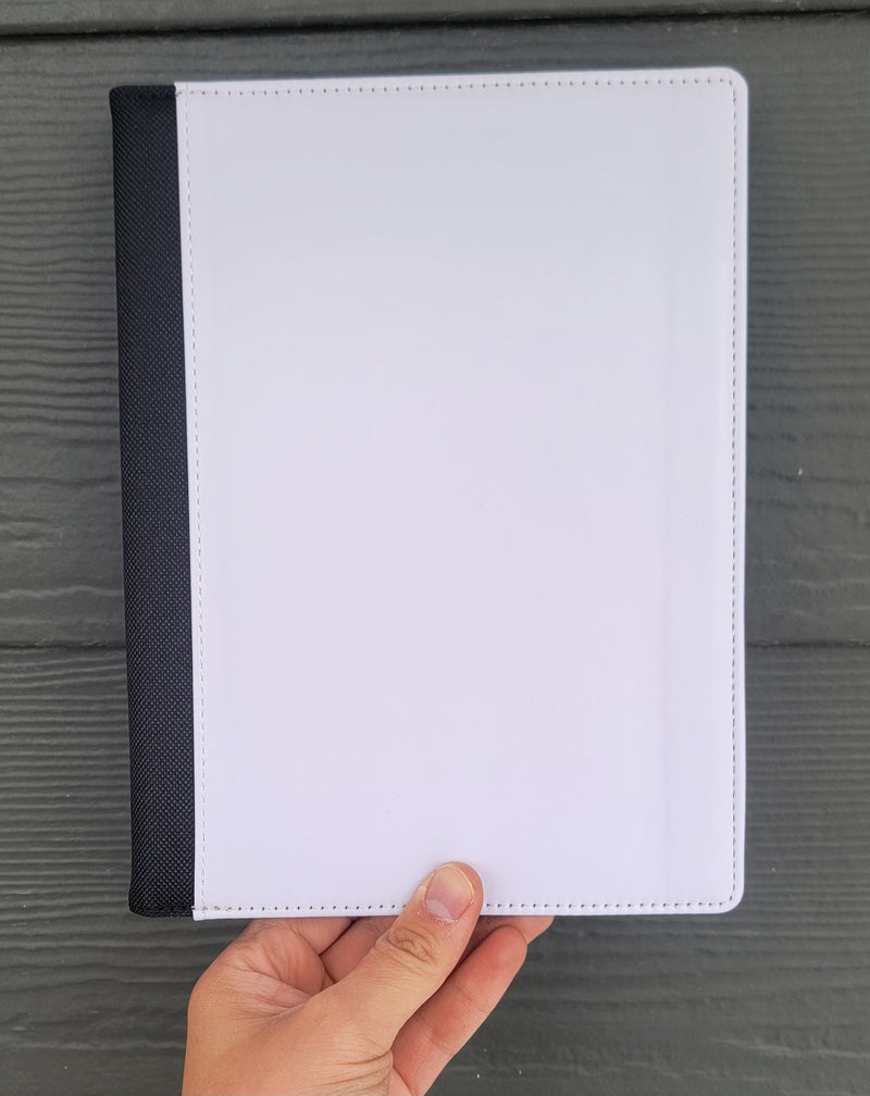 Sublimation A5 NOTEBOOK WITH PAD INSERT Front View - Sublimation Blank Canada | WestCoastCraft