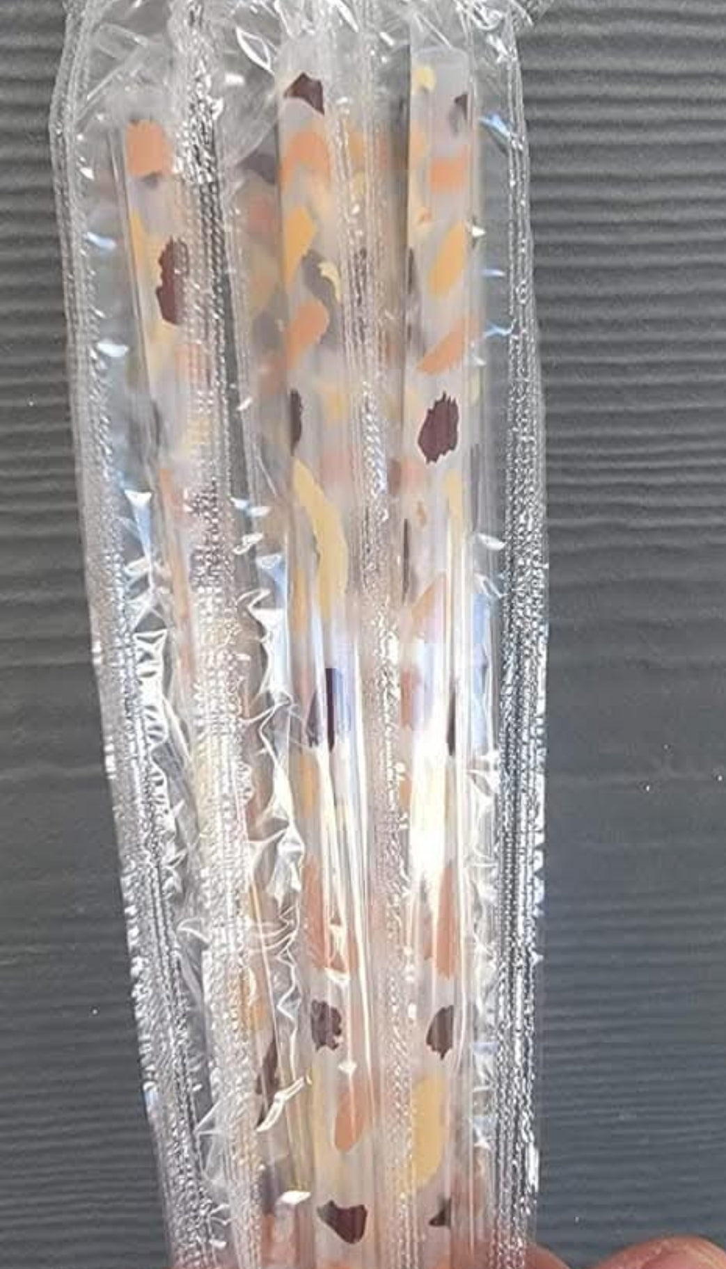 Mystery Reusable Plastic Straws (Fits 20 oz skinny tumbler)