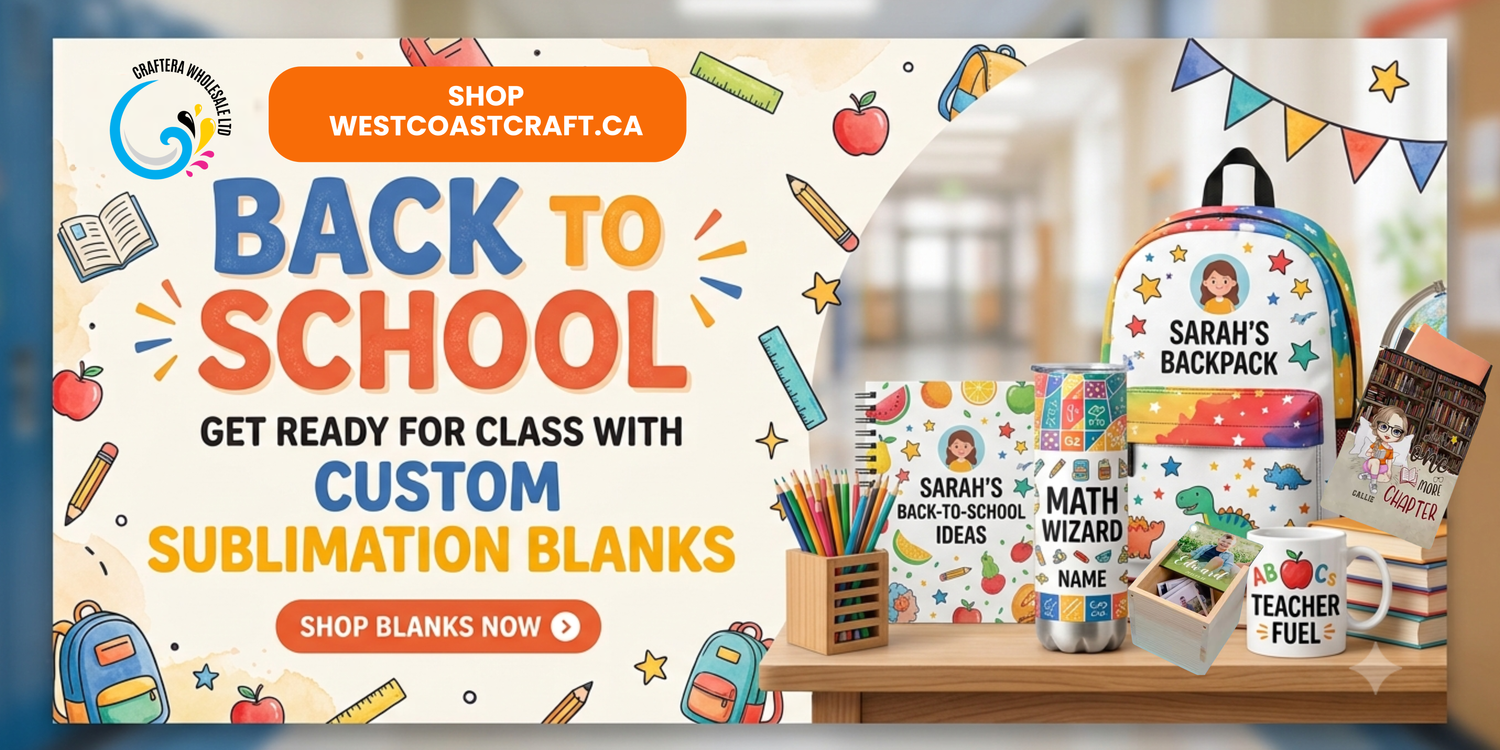 Back to school sublimation blanks