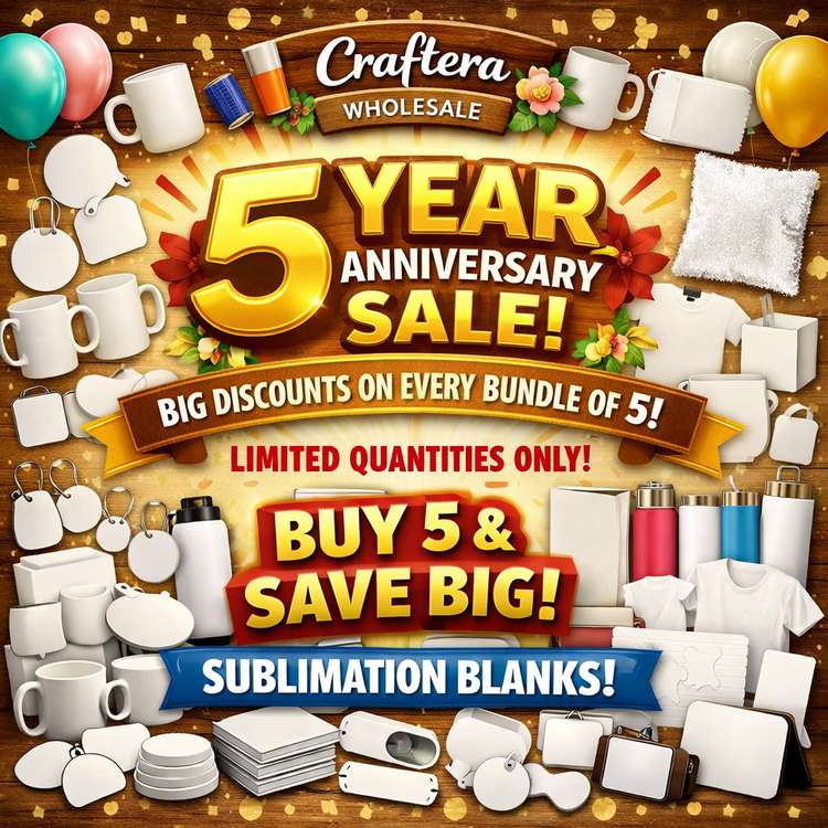 Craftera 5-year Anniversary Blank Sale
