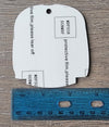 MDF hockey Jersey Shape Ornament front view - Sublimation Blank Canada | WestCoastCraft