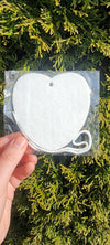 Car Freshener Sublimation Blank (RECTANGLE, HEART, GAS CAN) Side View - Sublimation Blank Canada | WestCoastCraft