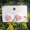 Conversation heart Stud earrings Back View - Sublimation Blank Canada | WestCoastCraft