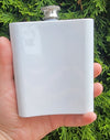 Sublimation 7 oz stainless steel hip flask