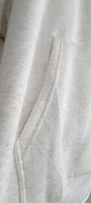 Adult Heathered Light Grey or Grey Tail Gate Hoodies for Sublimation/UVDTF/HTV Back View - Sublimation Blank Canada | WestCoastCraft