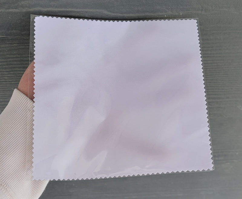 Sublimation eye glasses lens cloth cleaner front view - Sublimation Blank Canada | WestCoastCraft
