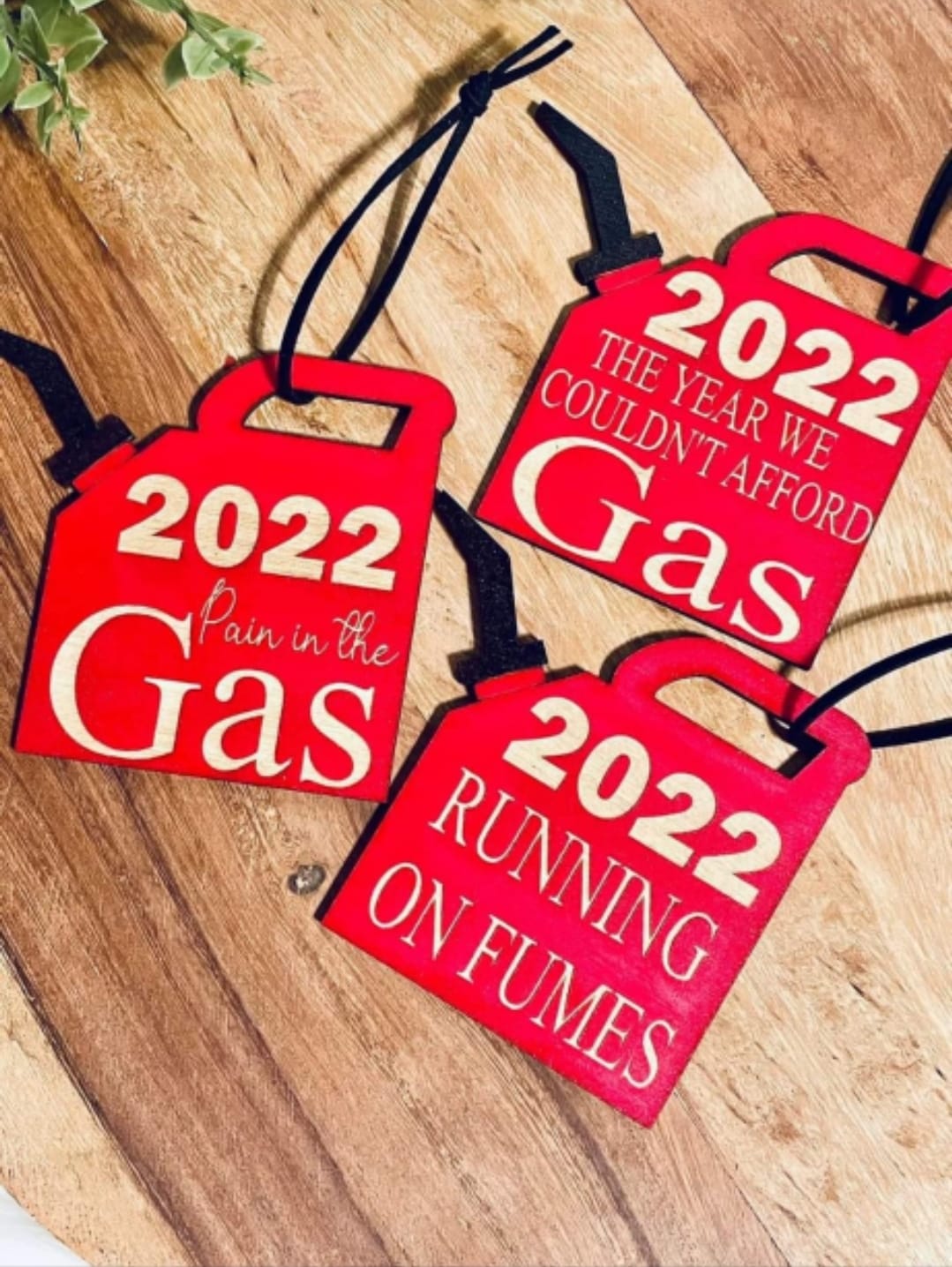Sublimation MDF Gas Can Blank Ornament
