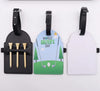 Sublimation Golf Tee tags PU Leather front view - Sublimation Blank Canada | WestCoastCraft