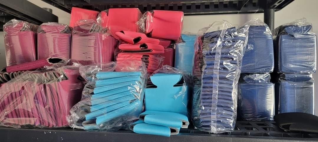 Colored  Foam coozies ( different colors available_ Front View - Sublimation Blank Canada | WestCoastCraft