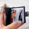 Mini photo album keychain sublimation blank showing multiple photo cards - portable photo holder for heat press custom printing - personalized gift keychain Canada wholesale