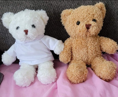 Sublimation Teddy Bear Shirt – Designed for 30cm Bears