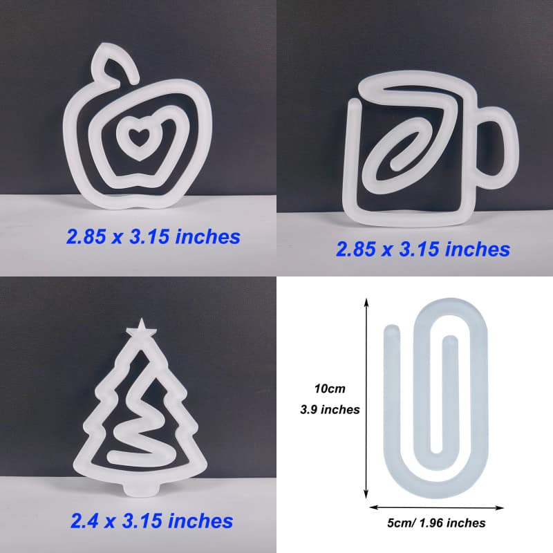 Sublimation Large Acrylic Paper Clips