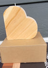 Sublimation Wooden Heart Candle Tea Light Holder detail view - Sublimation Blank Canada | WestCoastCraft