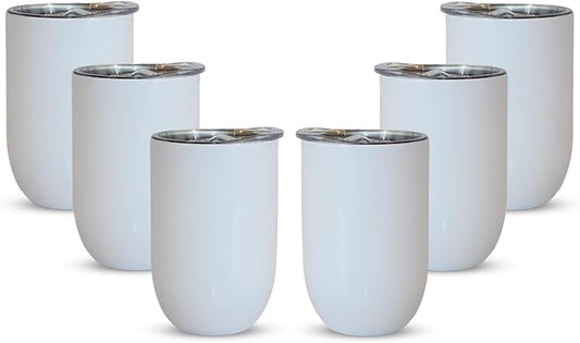 Sublimation 12 oz Wine  Straight Tumblers (Pre-order now! Arriving on March 27th)