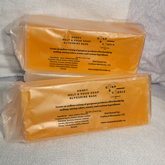 2 lb Honey Melt and Pour Glycerine Soap Base
