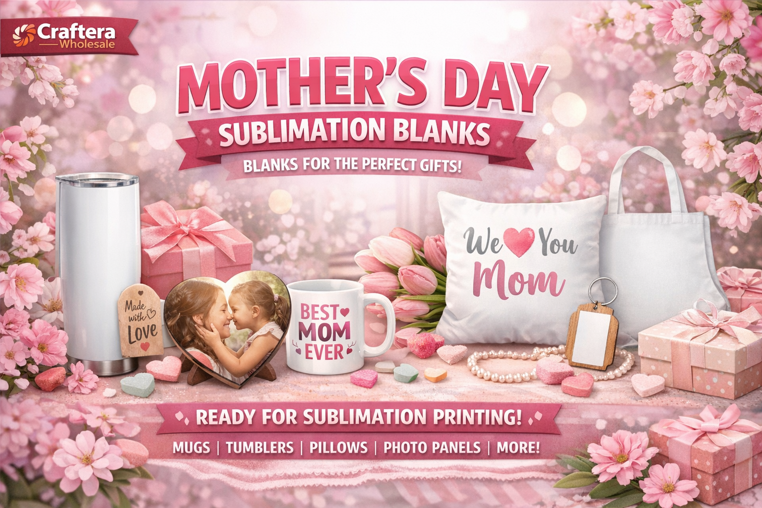 WestCoastCraft sublimation blanks and craft supplies Canada