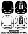 MDF hockey Jersey Shape Ornament back view - Sublimation Blank Canada | WestCoastCraft