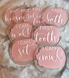 Rose Gold Acrylic Baby Milestone Discs - First Haircut First Bath First Tooth Custom Vinyl - Baby Firsts Photo Props Sublimation Blanks Canada