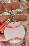 BASEBALL Acrylic blank keychains